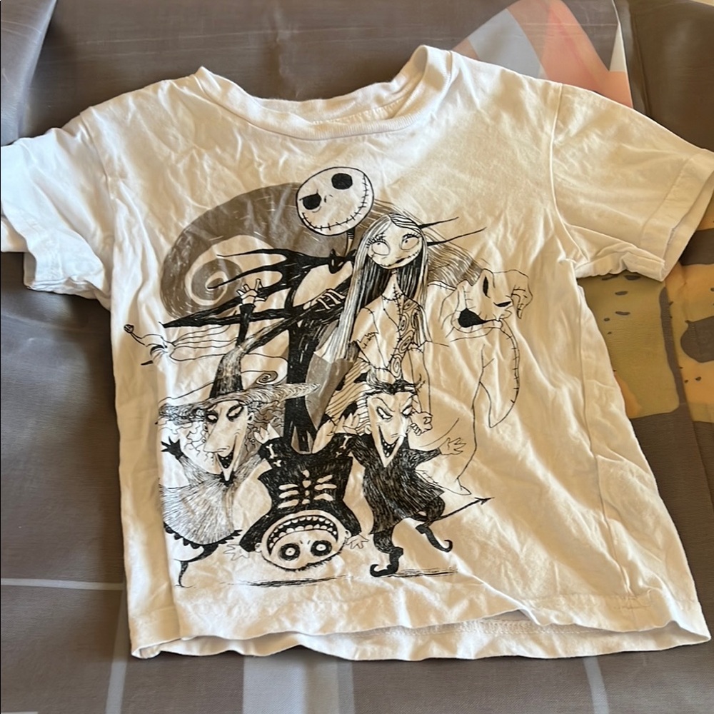 Kids White Graphic T-Shirt